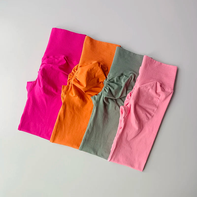 High-Waist Push-Up Yoga Leggings