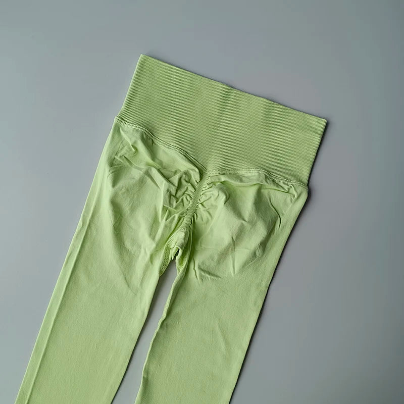 High-Waist Push-Up Yoga Leggings