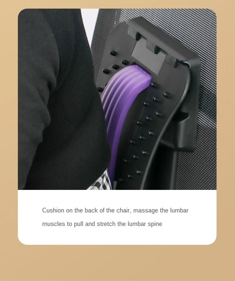 Lumbar Stretching Massager and Spine Correction Device