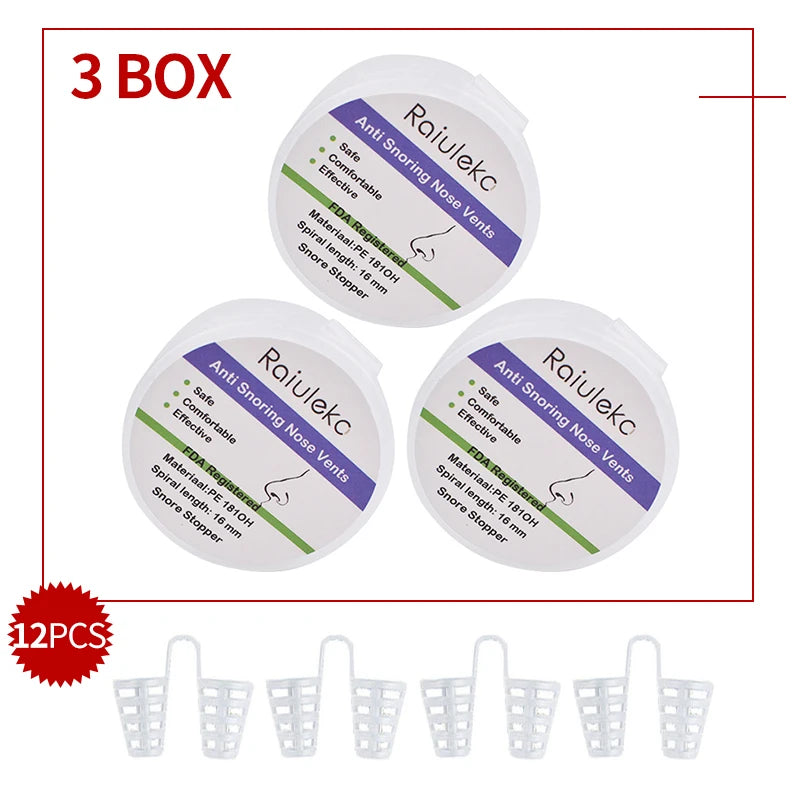 Anti-Snore Nasal Dilators Set