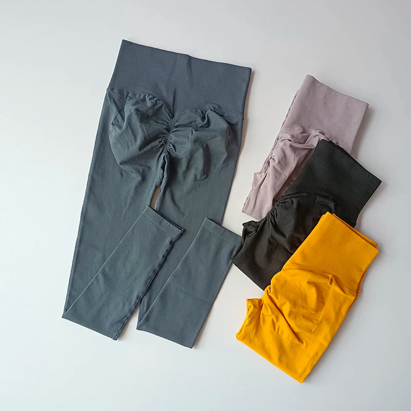 High-Waist Push-Up Yoga Leggings