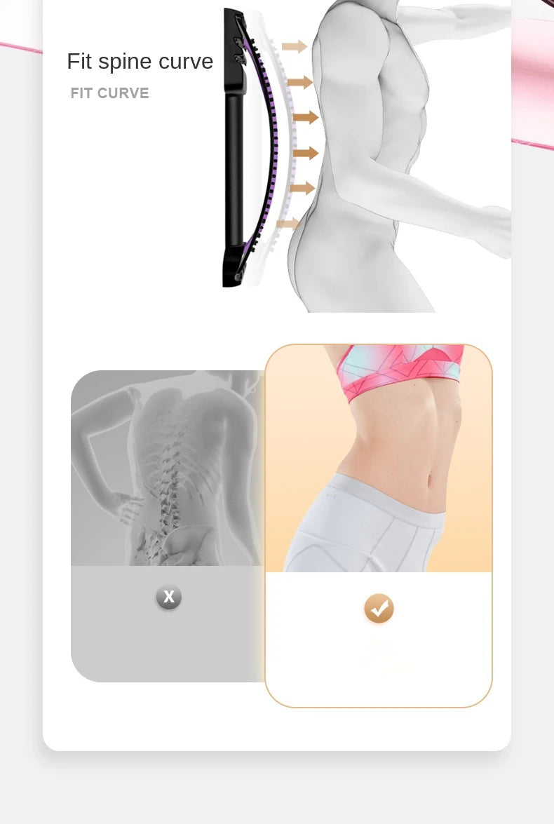 Lumbar Stretching Massager and Spine Correction Device