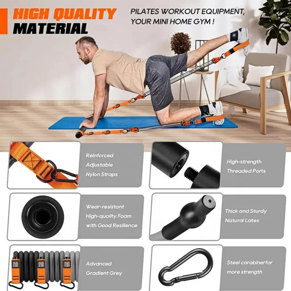 Pilates Bar & Resistance Bands Kit