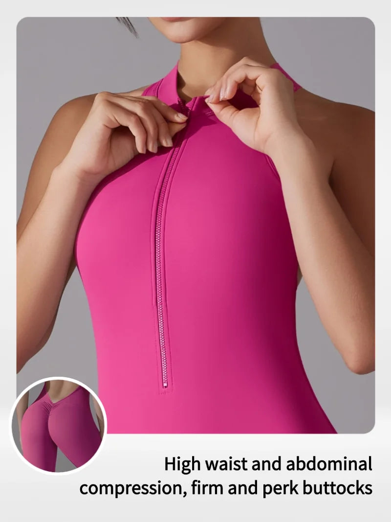 Women’s One-Piece Fitness Jumpsuit