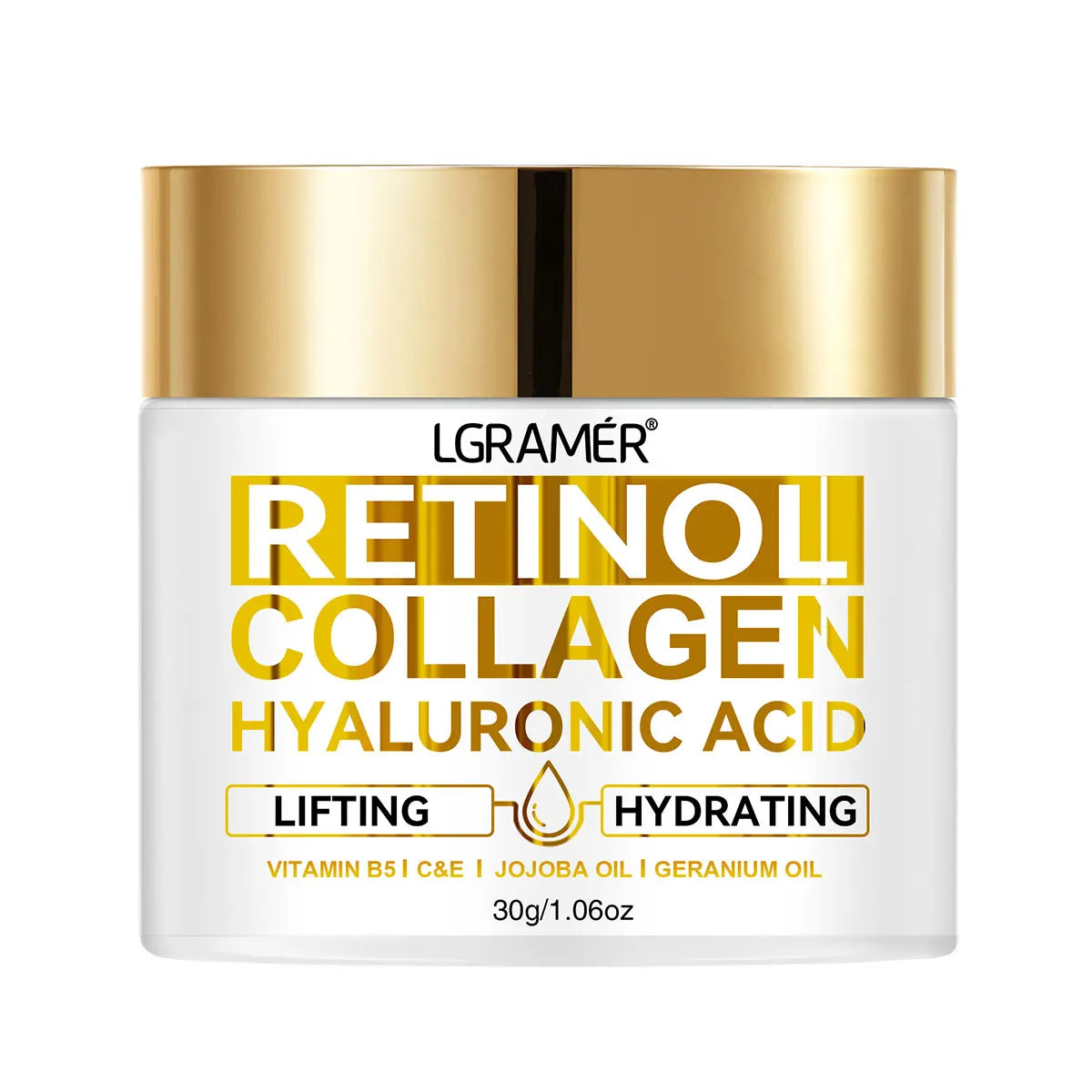 Retinol Face Cream with Collagen and Hyaluronic Acid