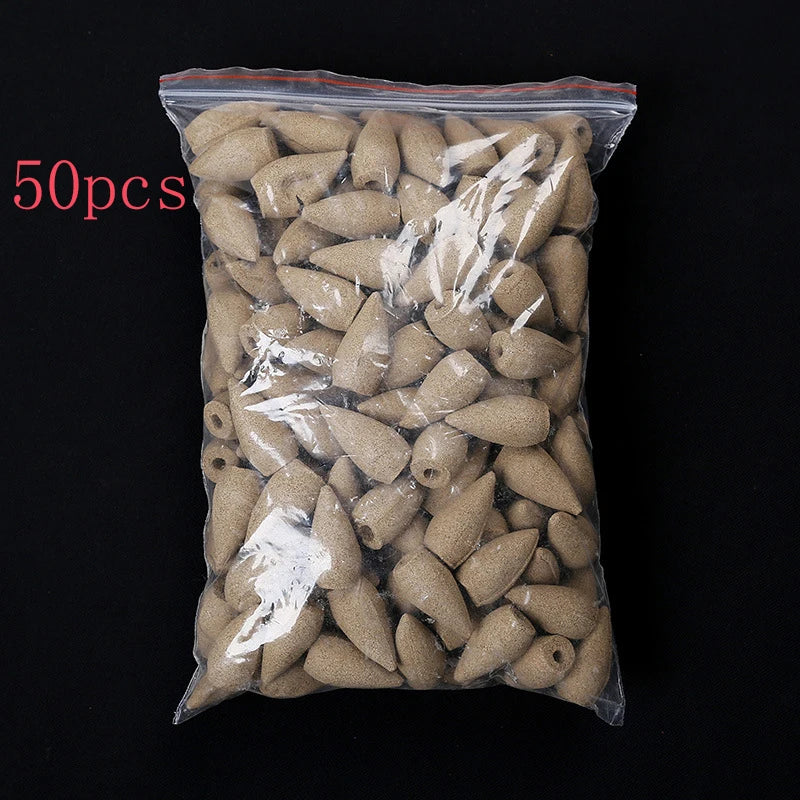 Mixed Backflow Incense Cones – Multi Scents