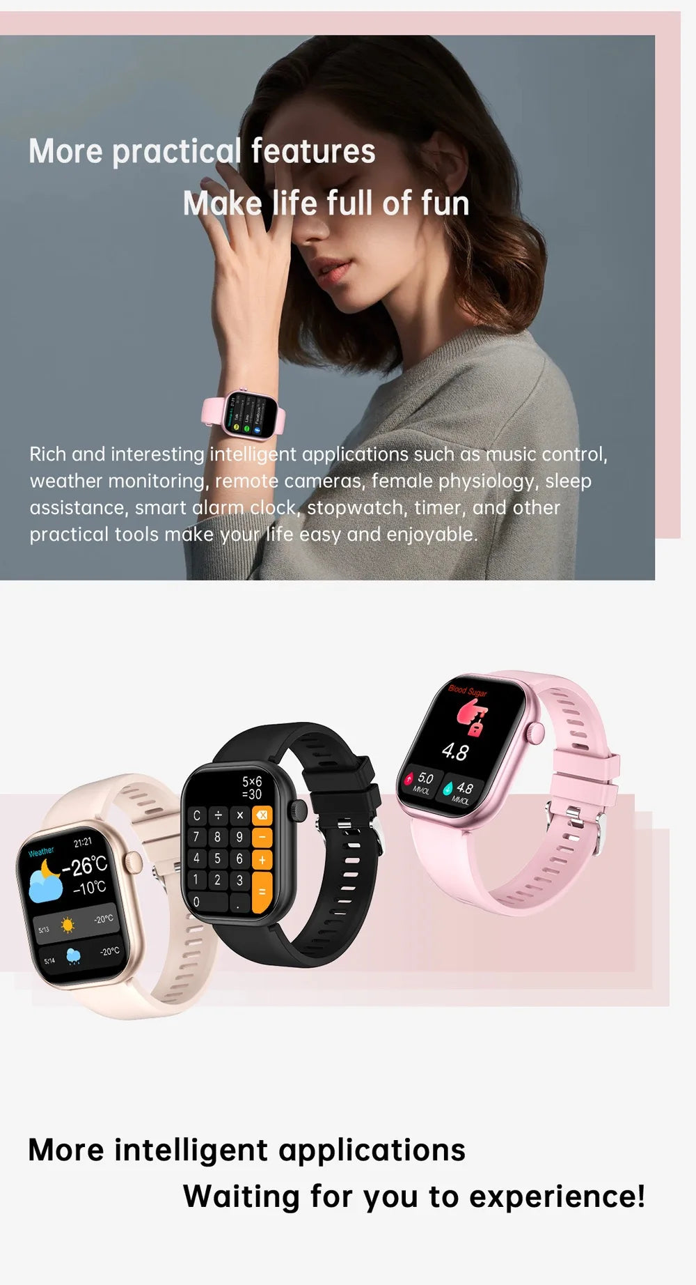 New Fashion Smart Watch 5 for Xiaomi Men and Women