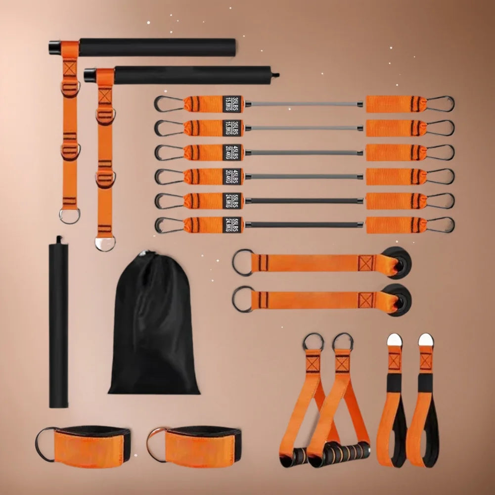 Pilates Bar & Resistance Bands Kit