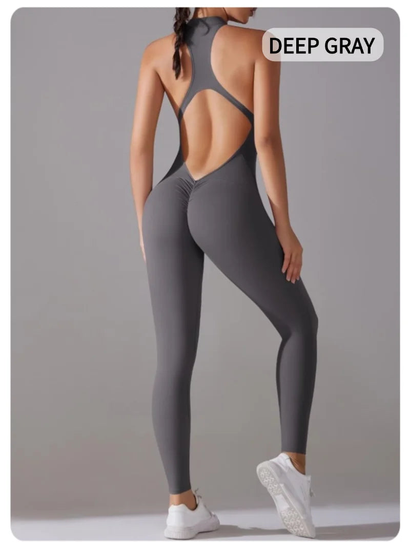 Women’s One-Piece Fitness Jumpsuit