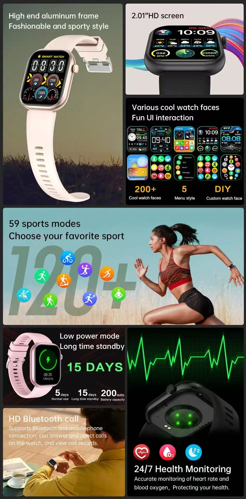 New Fashion Smart Watch 5 for Xiaomi Men and Women