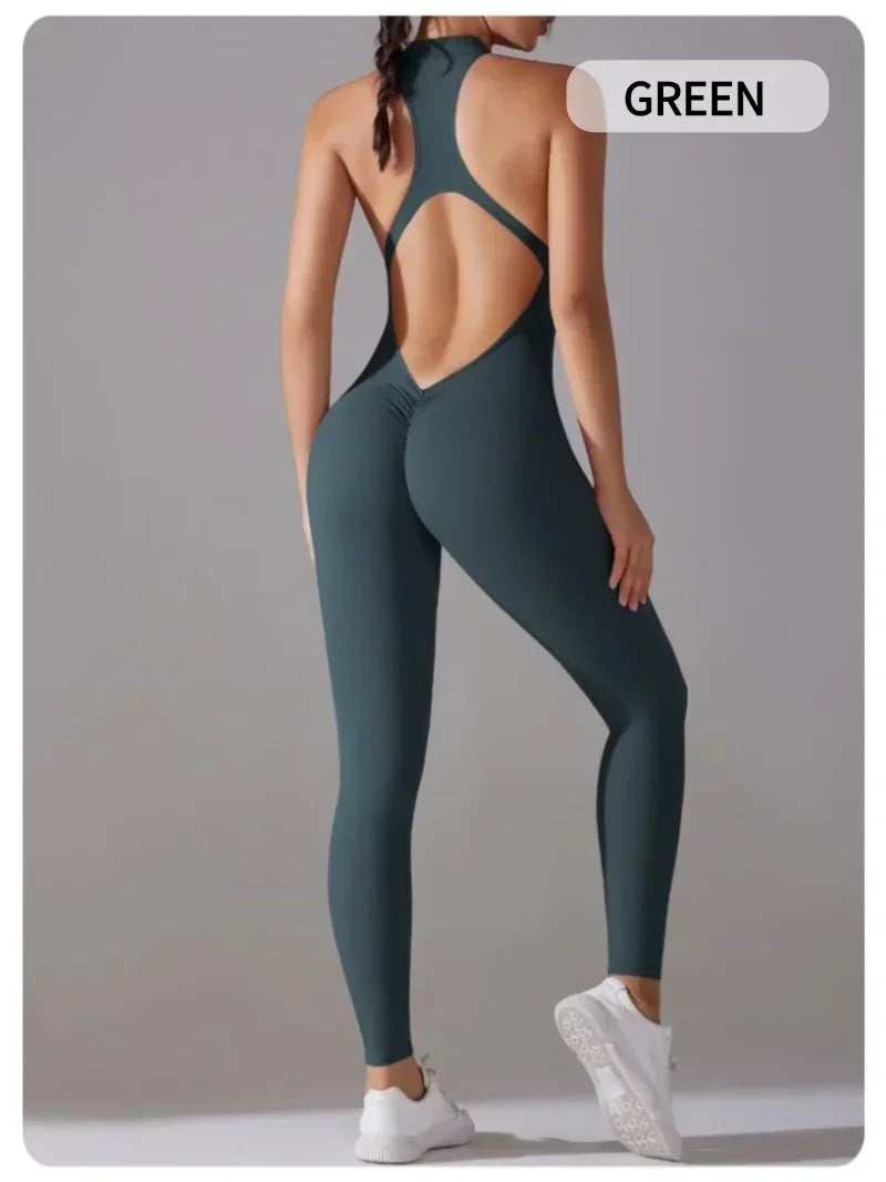 Women’s One-Piece Fitness Jumpsuit