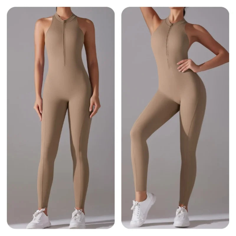 Women’s One-Piece Fitness Jumpsuit