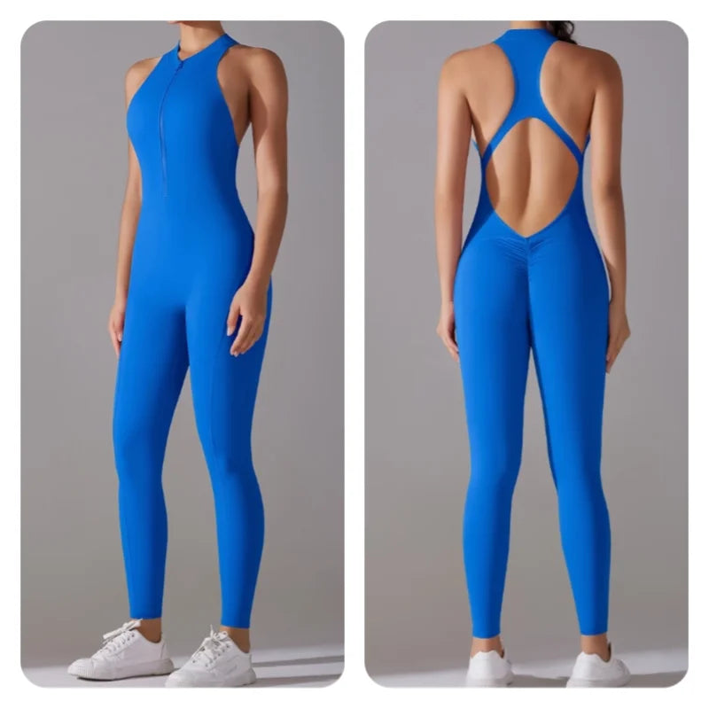 Women’s One-Piece Fitness Jumpsuit