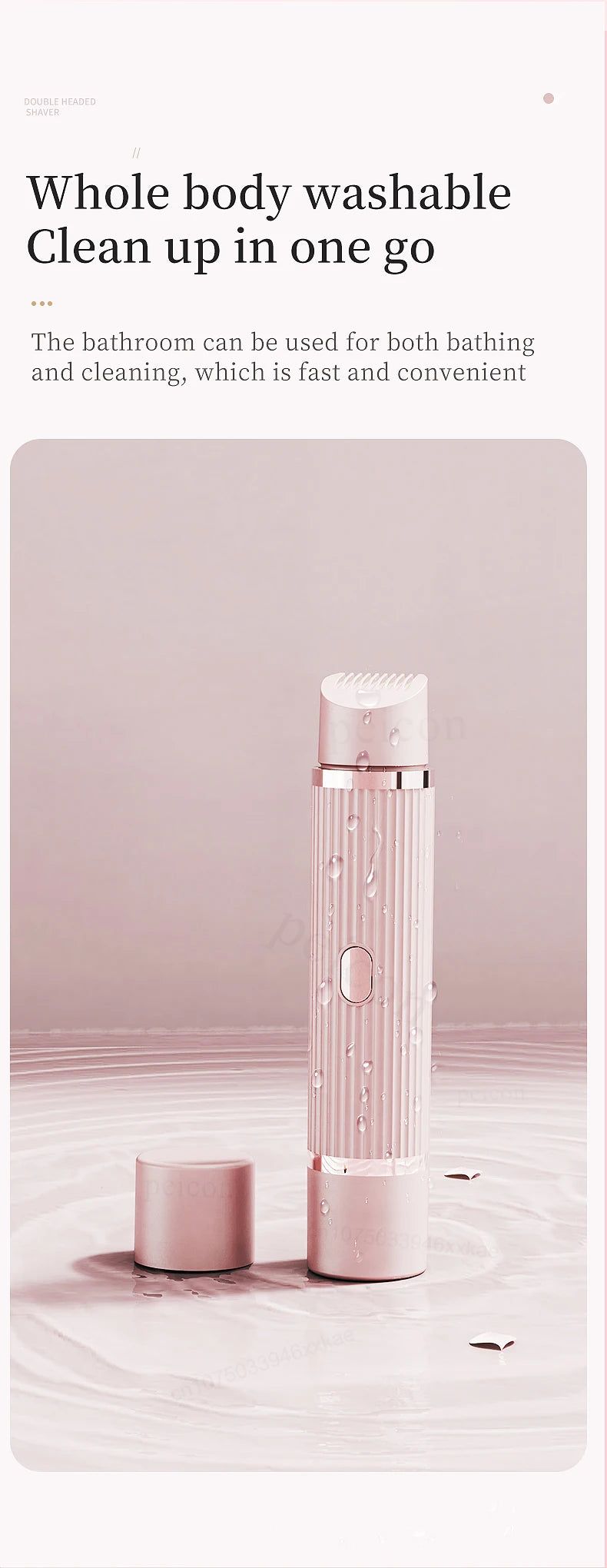 Electric Shaver for Women – Bikini & Facial Hair Trimmer