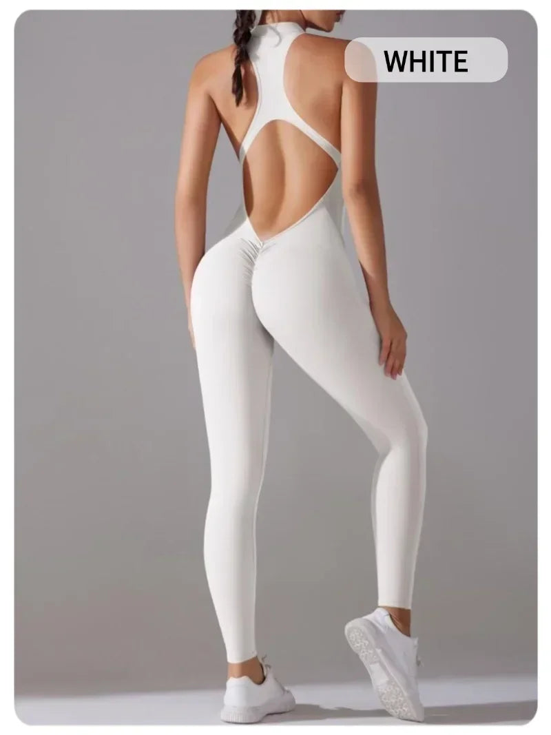 Women’s One-Piece Fitness Jumpsuit
