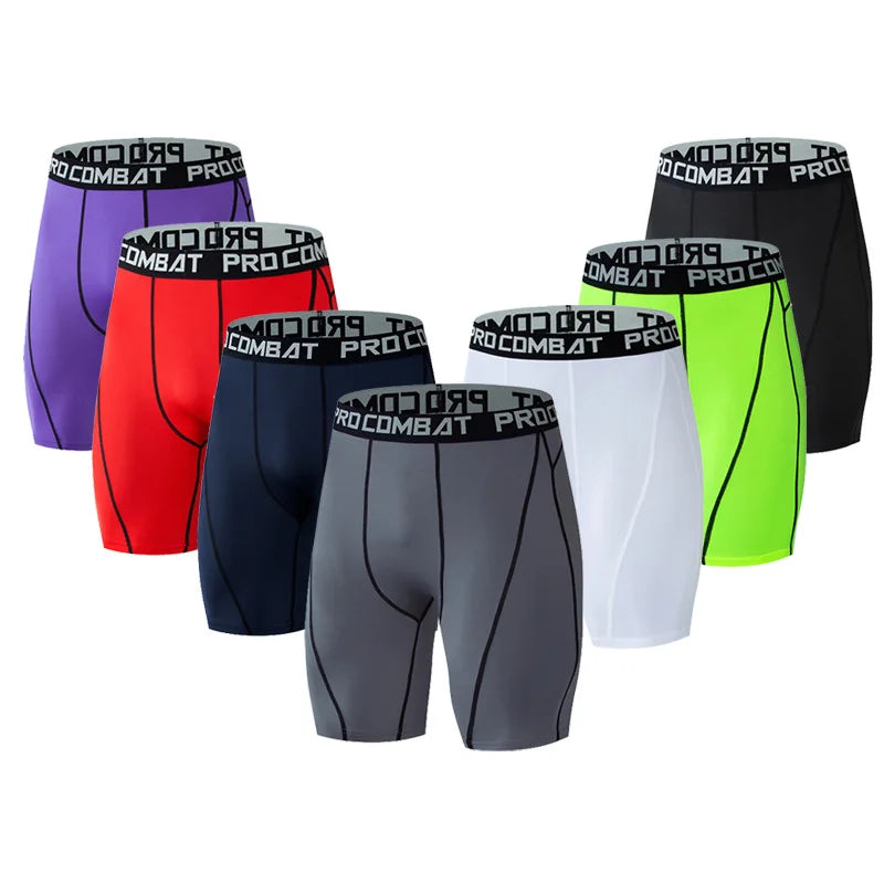 Men’s Bodybuilding Compression Shorts