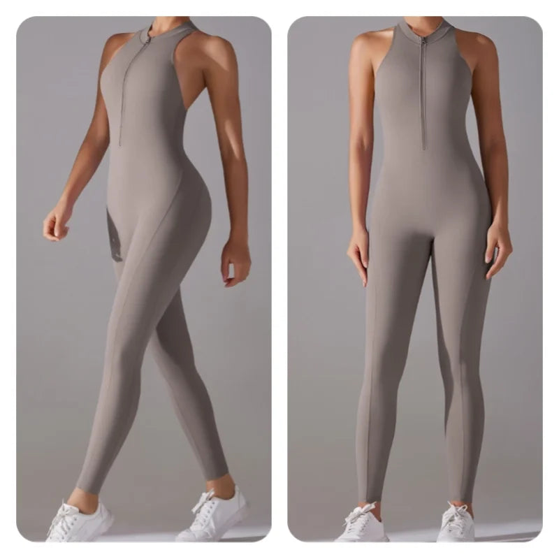 Women’s One-Piece Fitness Jumpsuit