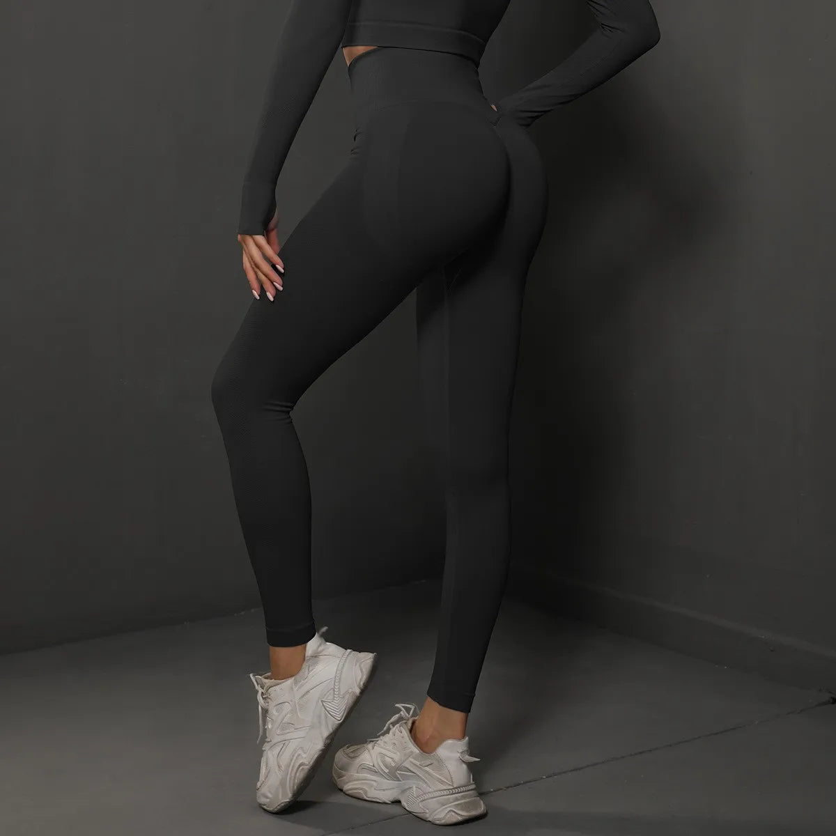 High-Waist Push-Up Yoga Leggings