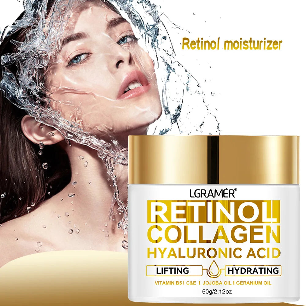 Retinol Face Cream with Collagen and Hyaluronic Acid