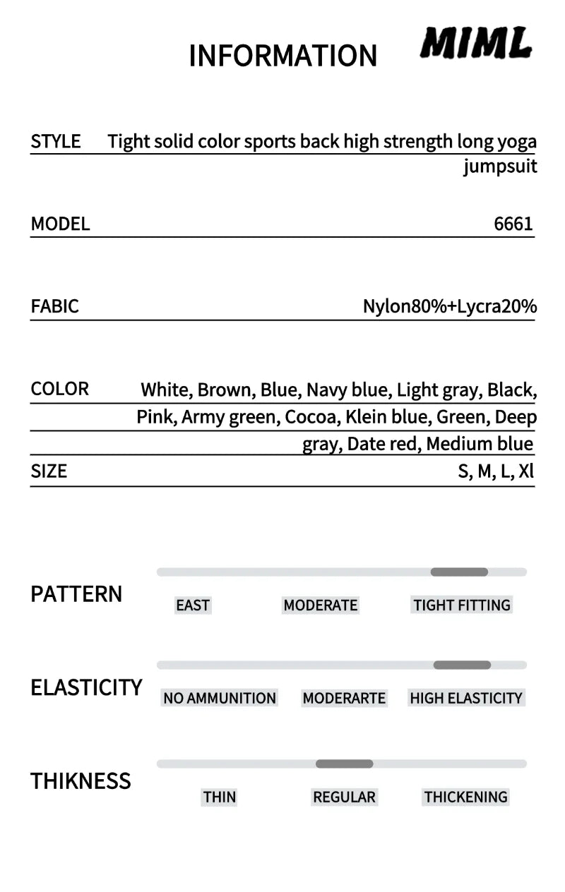 Women’s One-Piece Fitness Jumpsuit