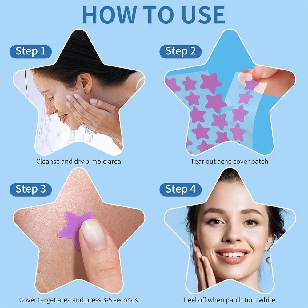 Colorful Star Pimple Patch