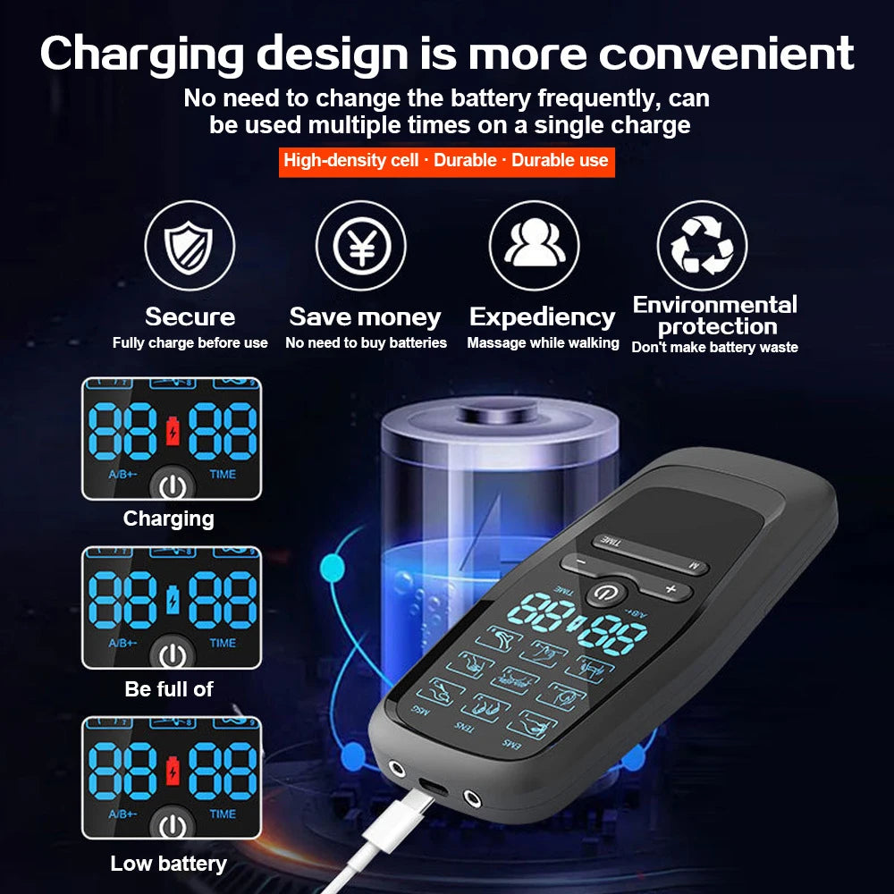 EMS USB Electric Muscle Stimulator Full Body Massager Slimming Machine