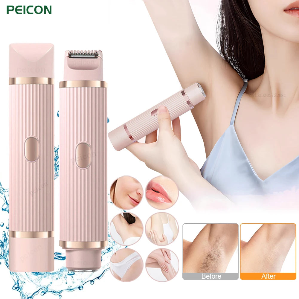 Electric Shaver for Women – Bikini & Facial Hair Trimmer