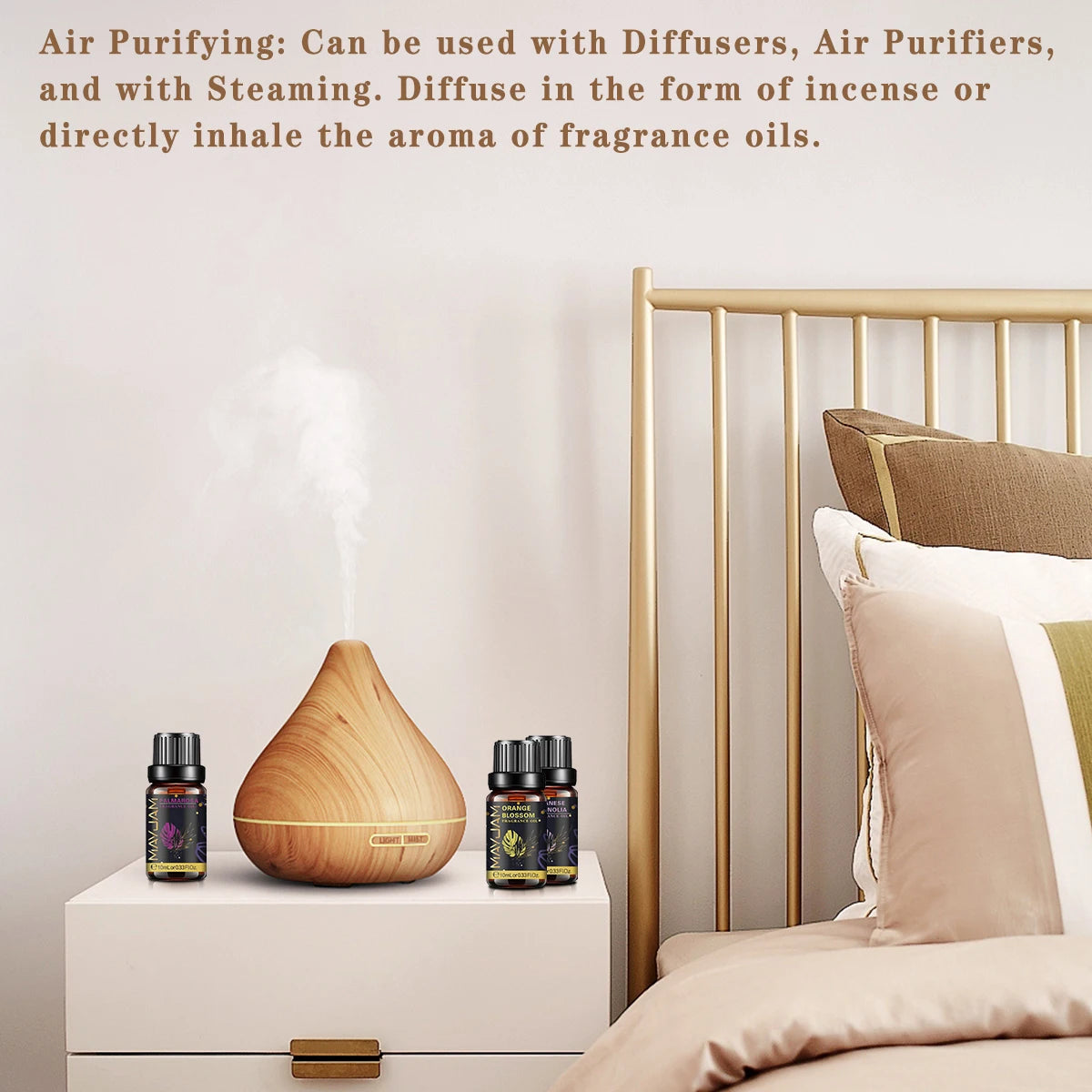 MAYJAM 10ml Fragrance Oil Set for Humidifiers and Diffusers