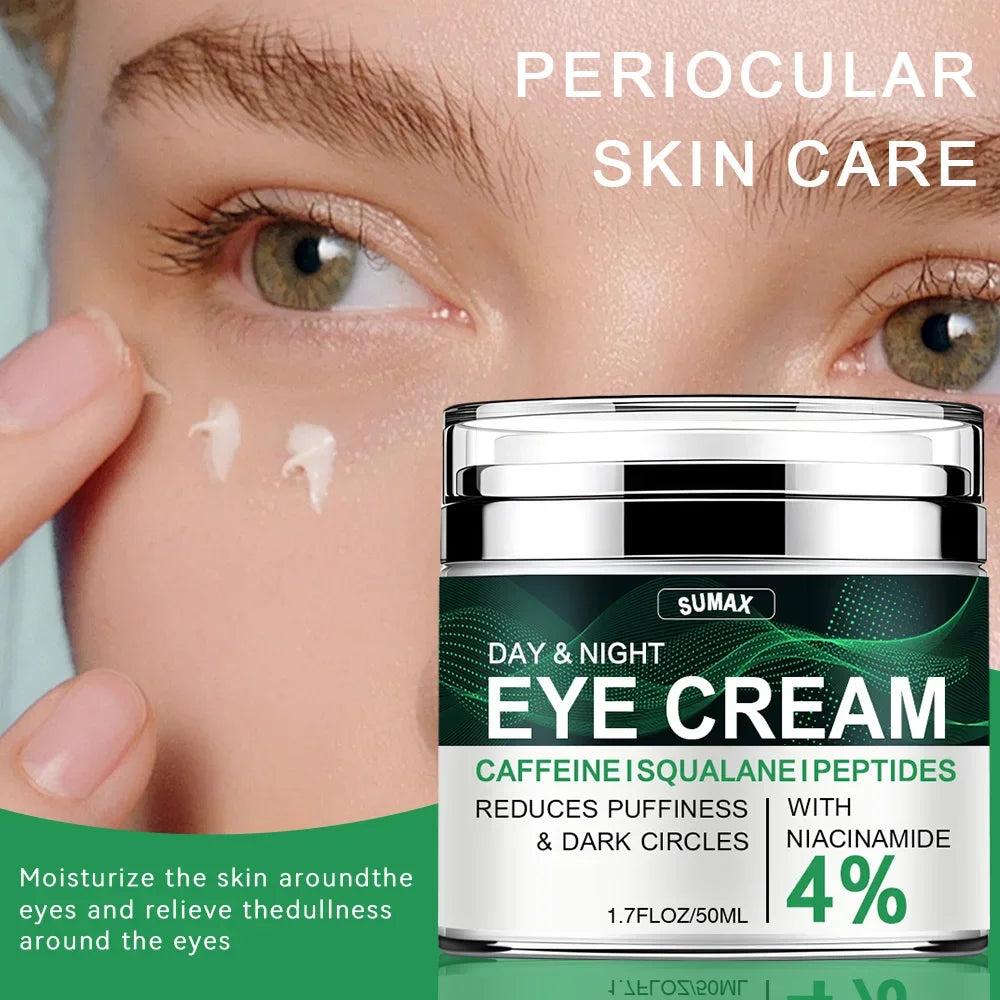 Nicotinamide Eye Cream for Dark Circles and Puffiness with Hyaluronic Acid