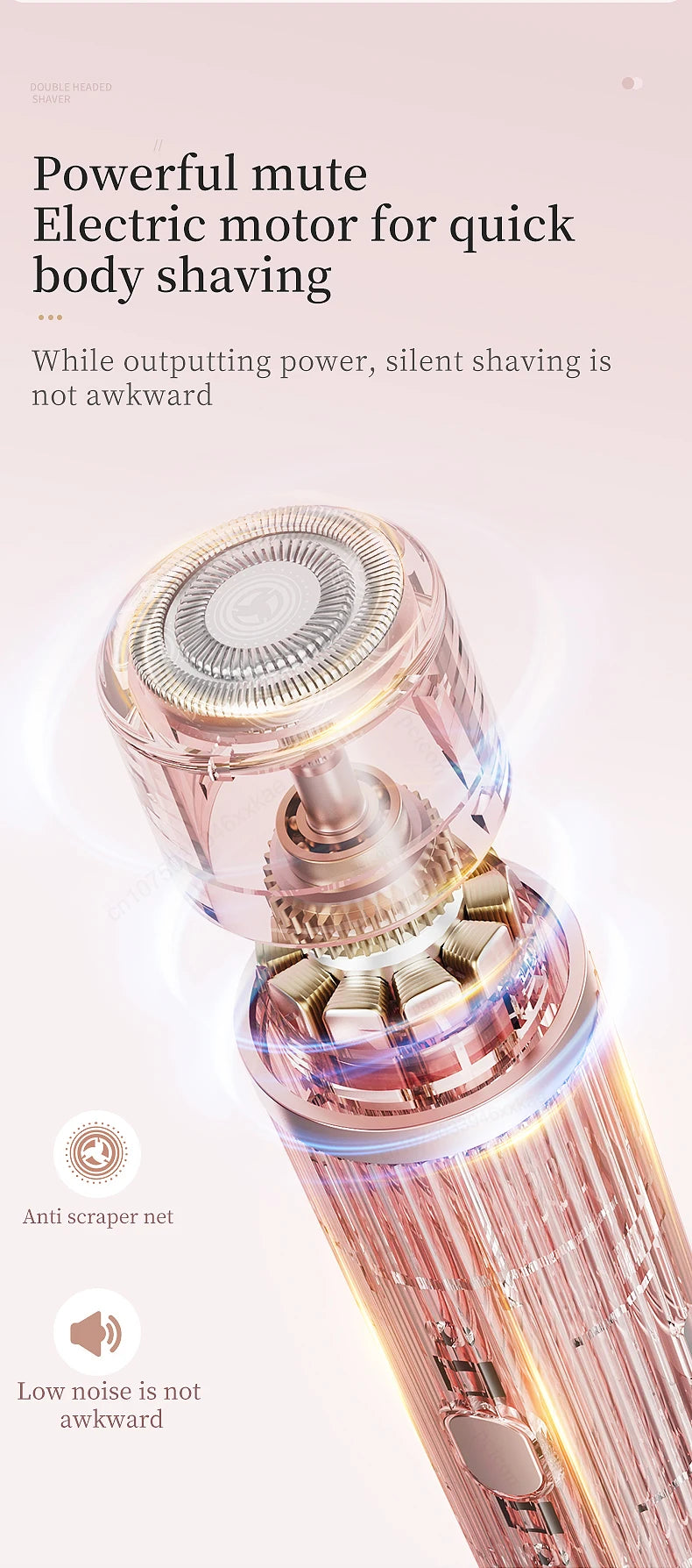 Electric Shaver for Women – Bikini & Facial Hair Trimmer