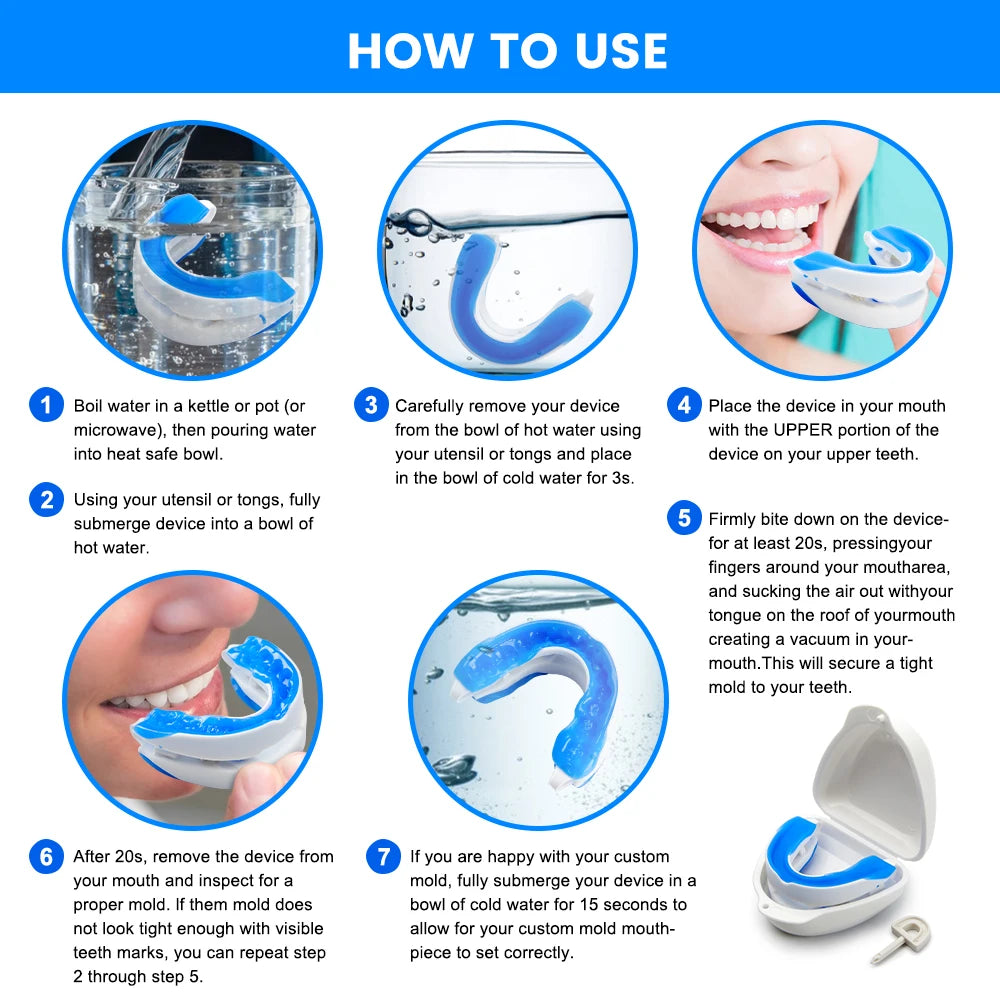 Anti-Snore Silicone Mouth Guard