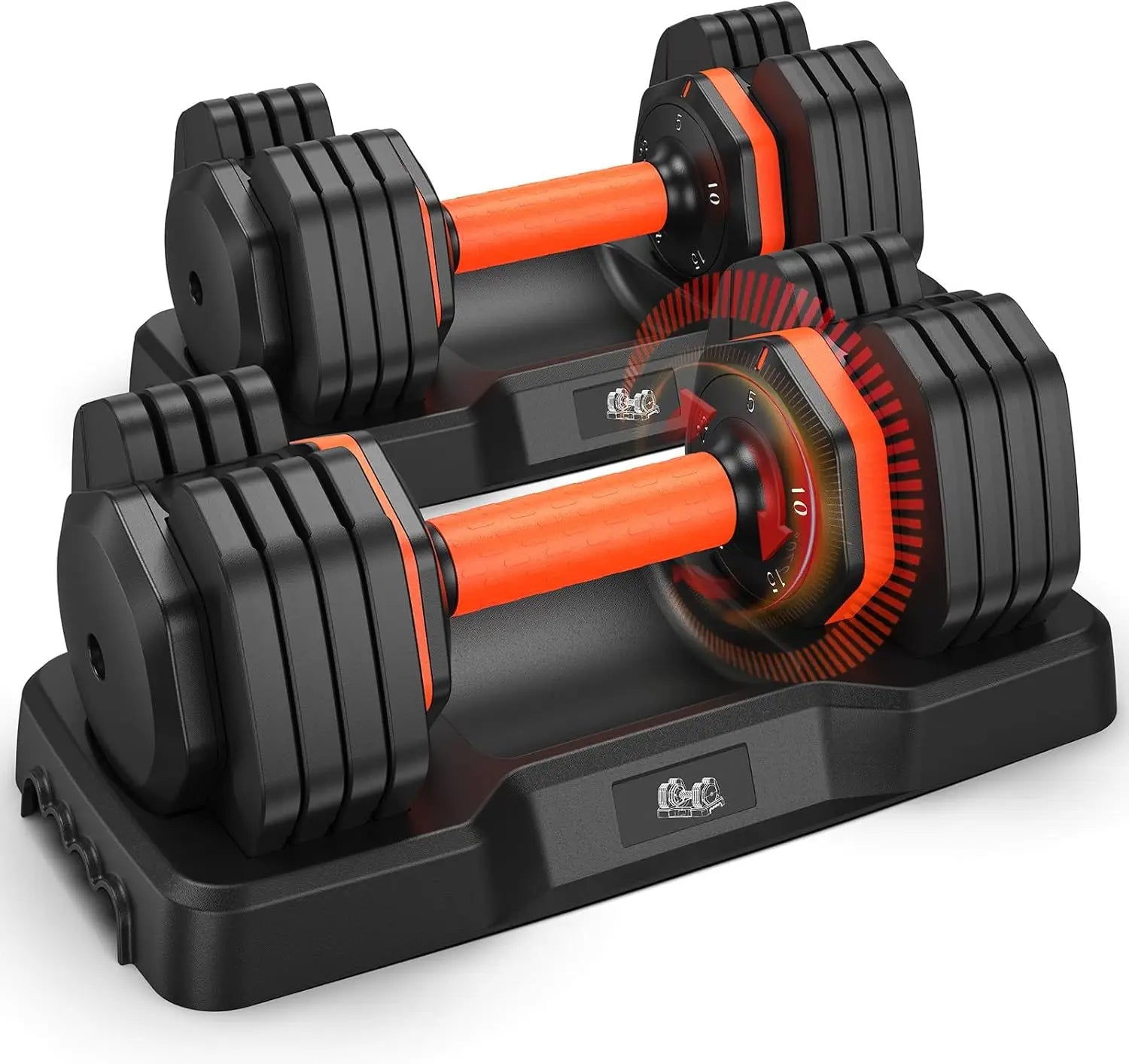 Adjustable 25LB Dumbbell Set – Anti-Slip