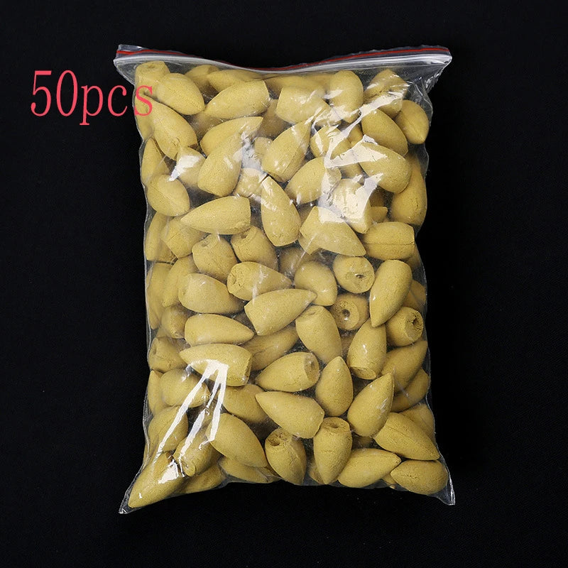 Mixed Backflow Incense Cones – Multi Scents