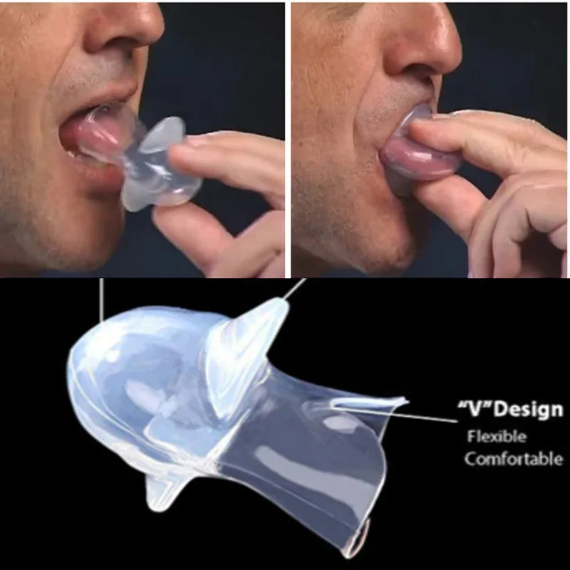 Silicone Anti-Snore Tongue Retainer