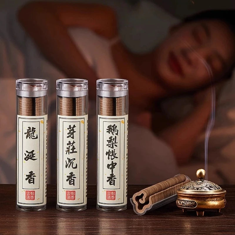 Pure Natural Mini Incense Burner with Disk Incense