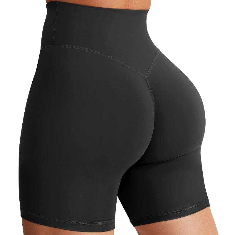 High-Waist Butt-Lift Yoga Shorts
