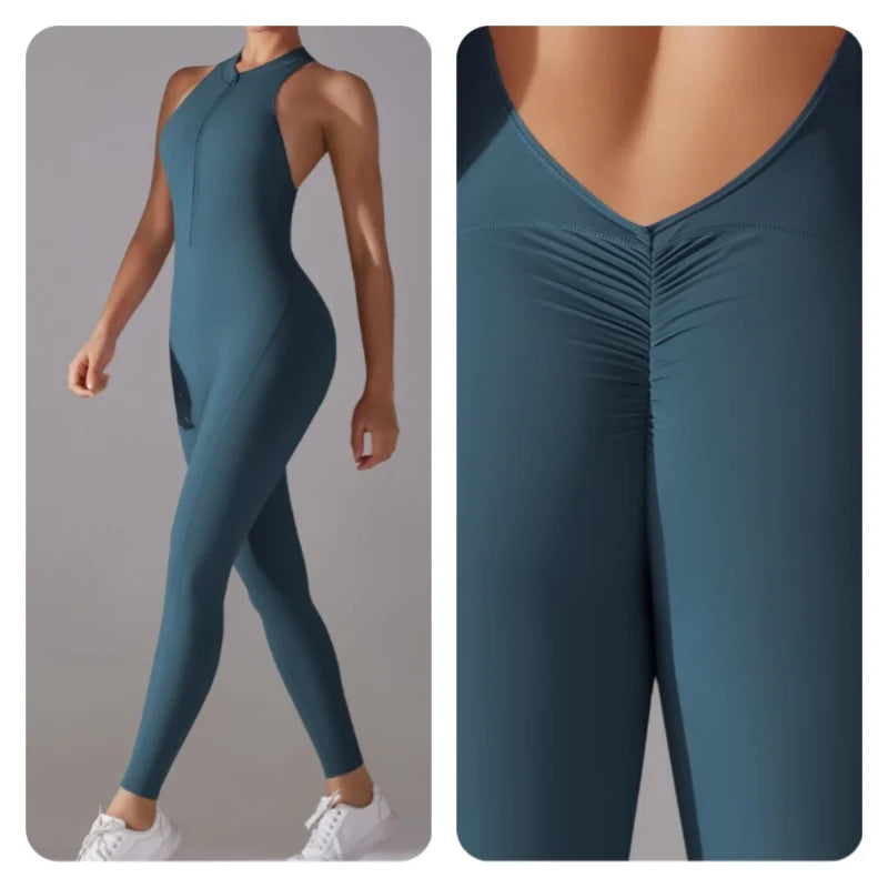 Women’s One-Piece Fitness Jumpsuit