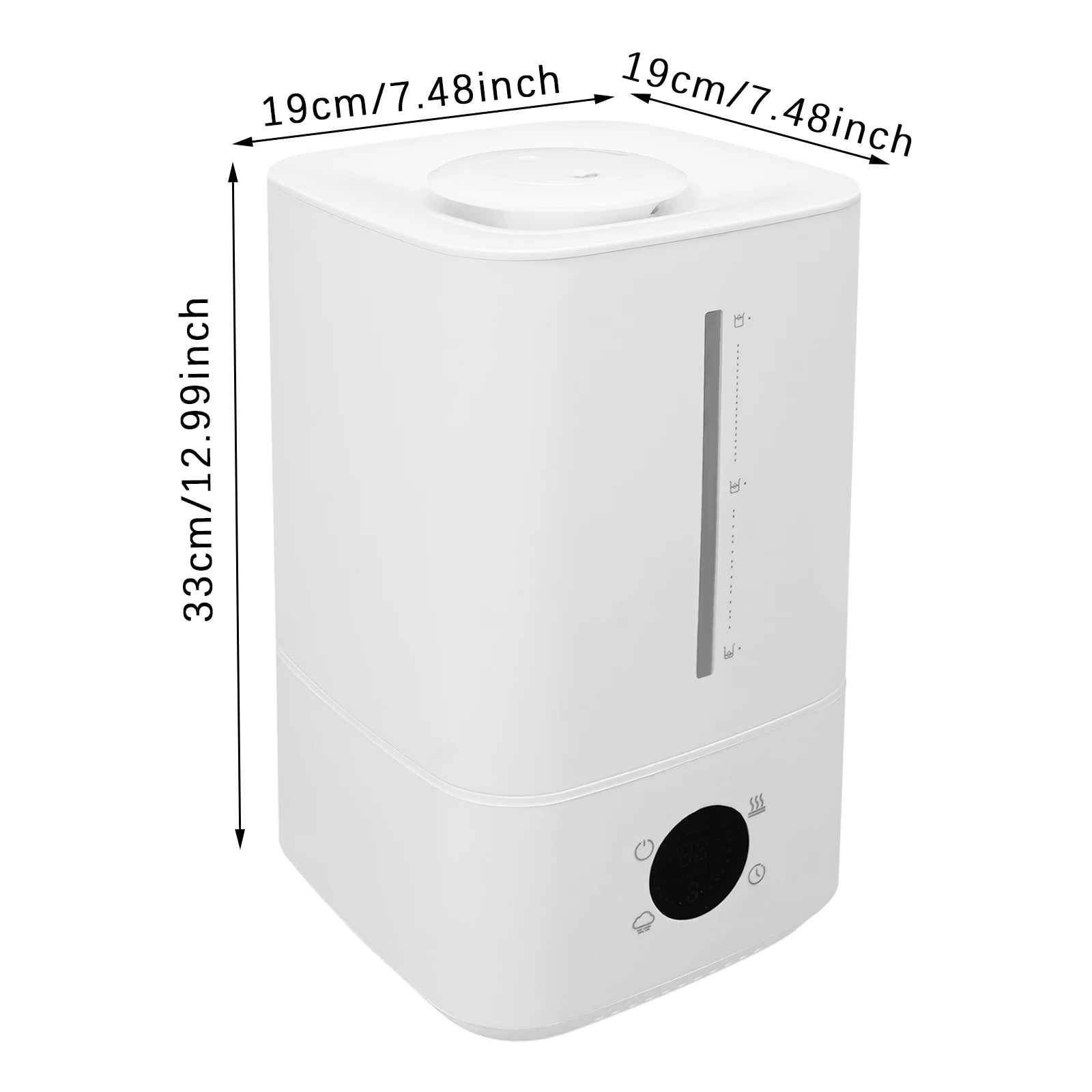 6L Touch Control Humidifier – Hot & Cold Mist