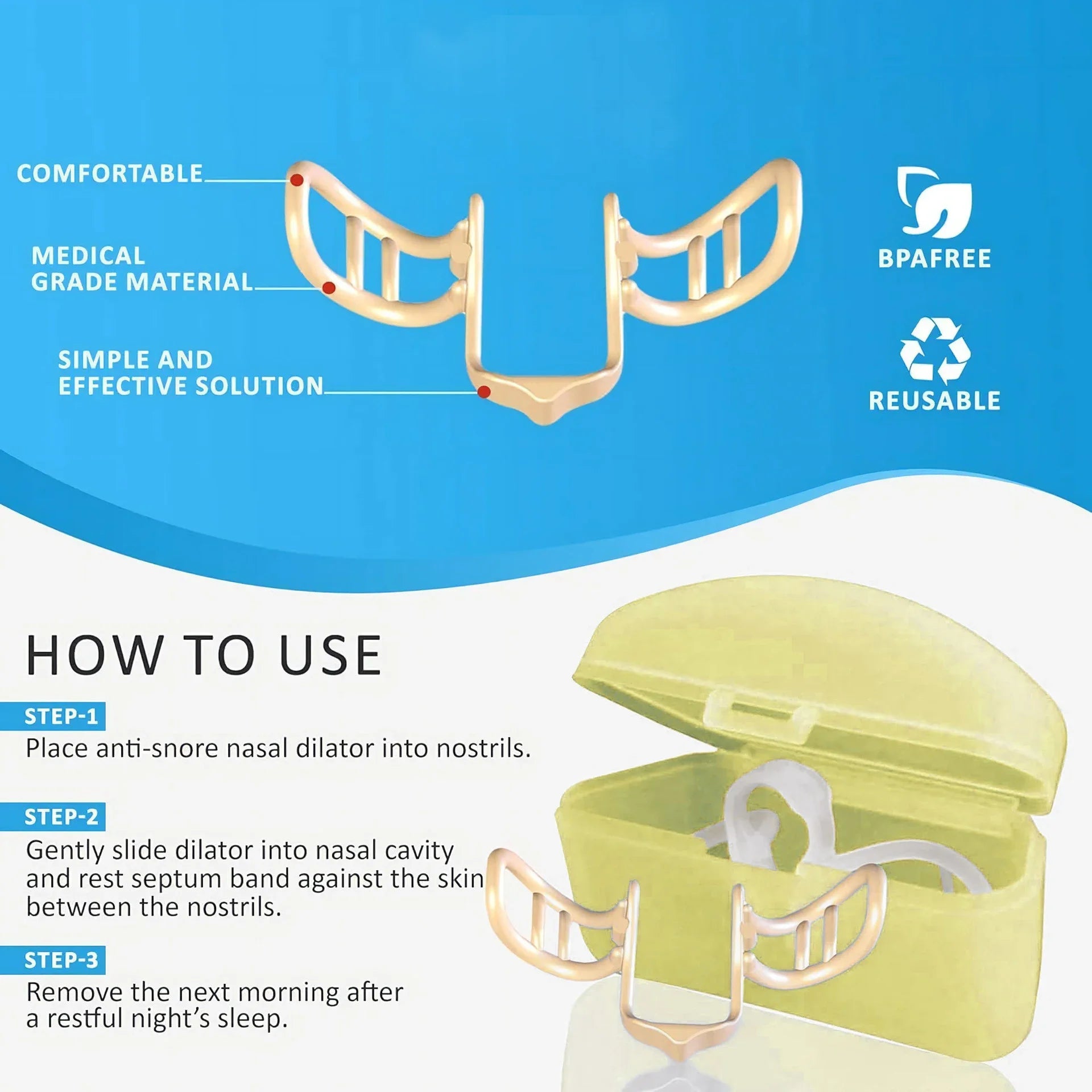 Anti-Snore Nasal Clip