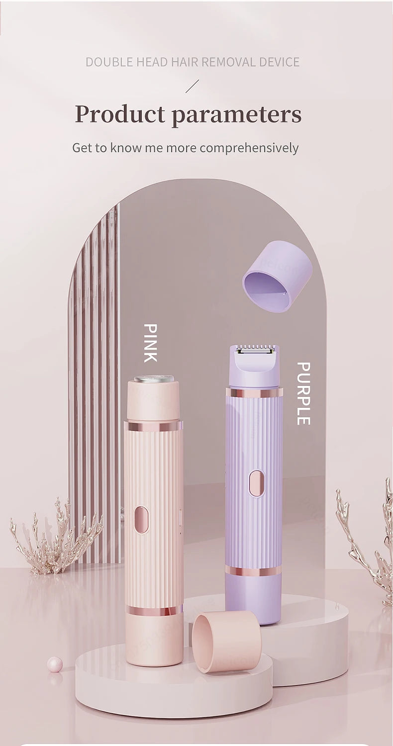 Electric Shaver for Women – Bikini & Facial Hair Trimmer