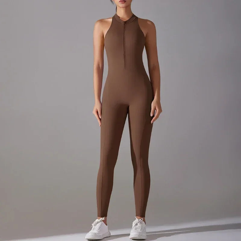 Women’s One-Piece Fitness Jumpsuit