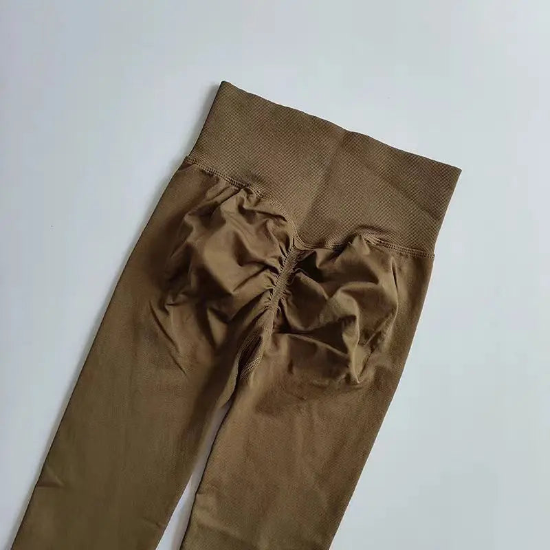 High-Waist Push-Up Yoga Leggings