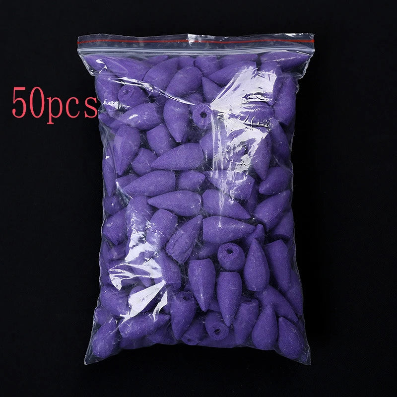 Mixed Backflow Incense Cones – Multi Scents