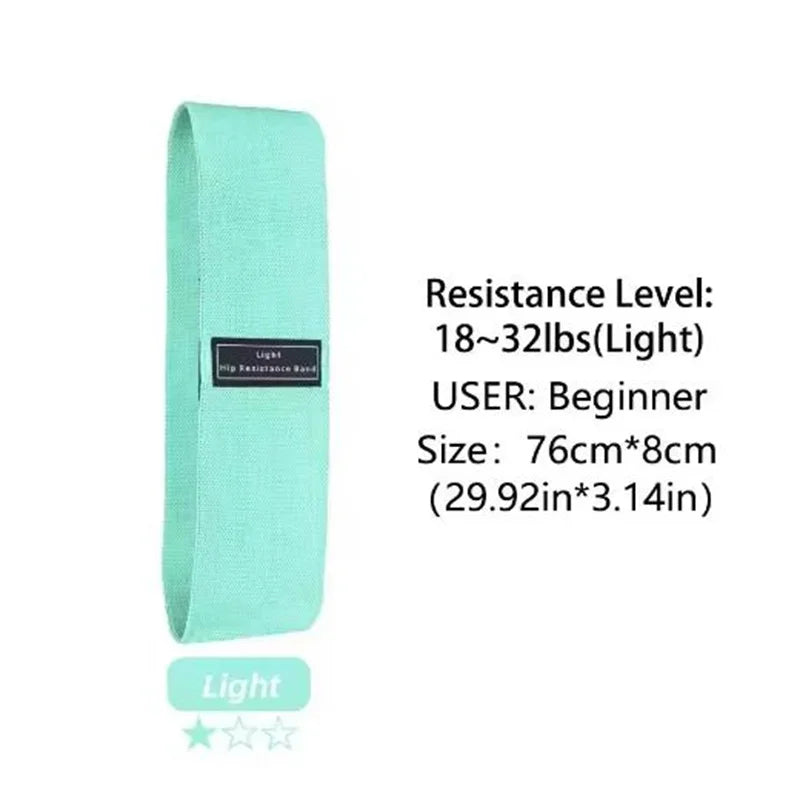 Fabric Resistance Hip Bands 3-Pack