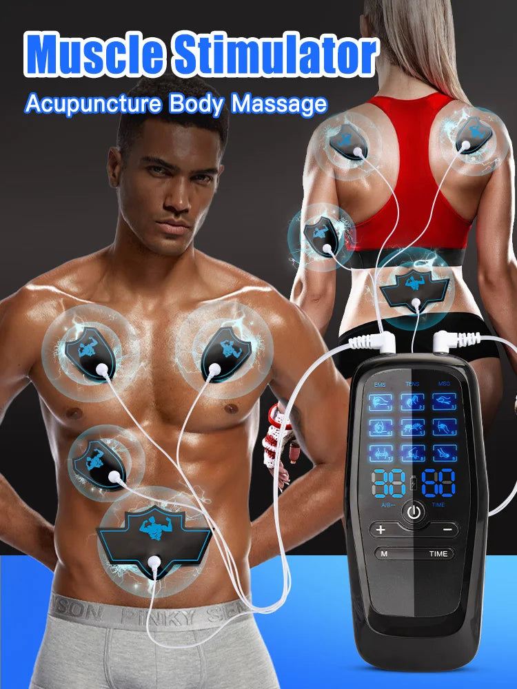 EMS USB Electric Muscle Stimulator Full Body Massager Slimming Machine