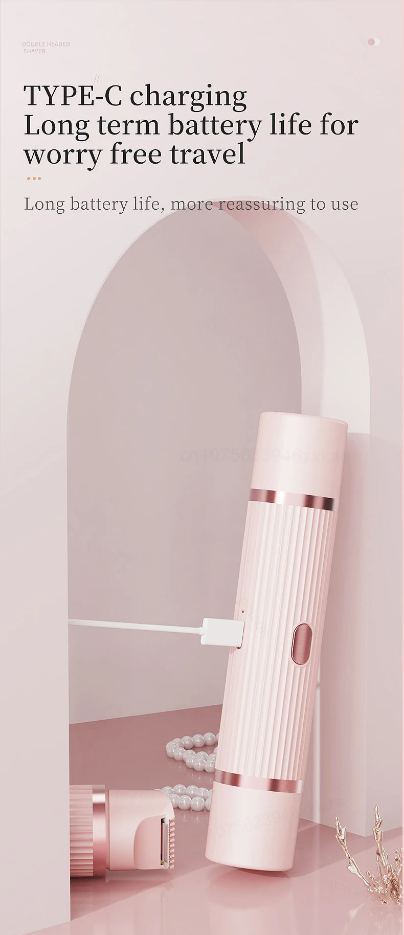 Electric Shaver for Women – Bikini & Facial Hair Trimmer