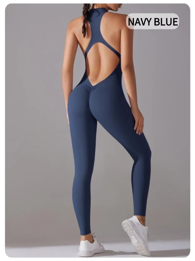 Women’s One-Piece Fitness Jumpsuit