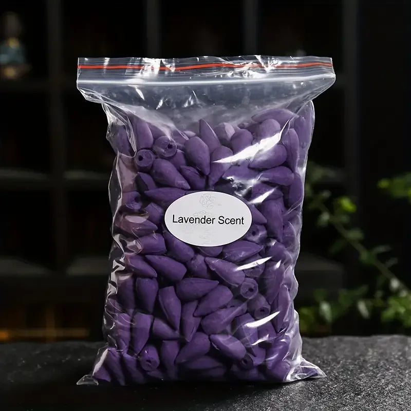 Mixed Backflow Incense Cones – Multi Scents