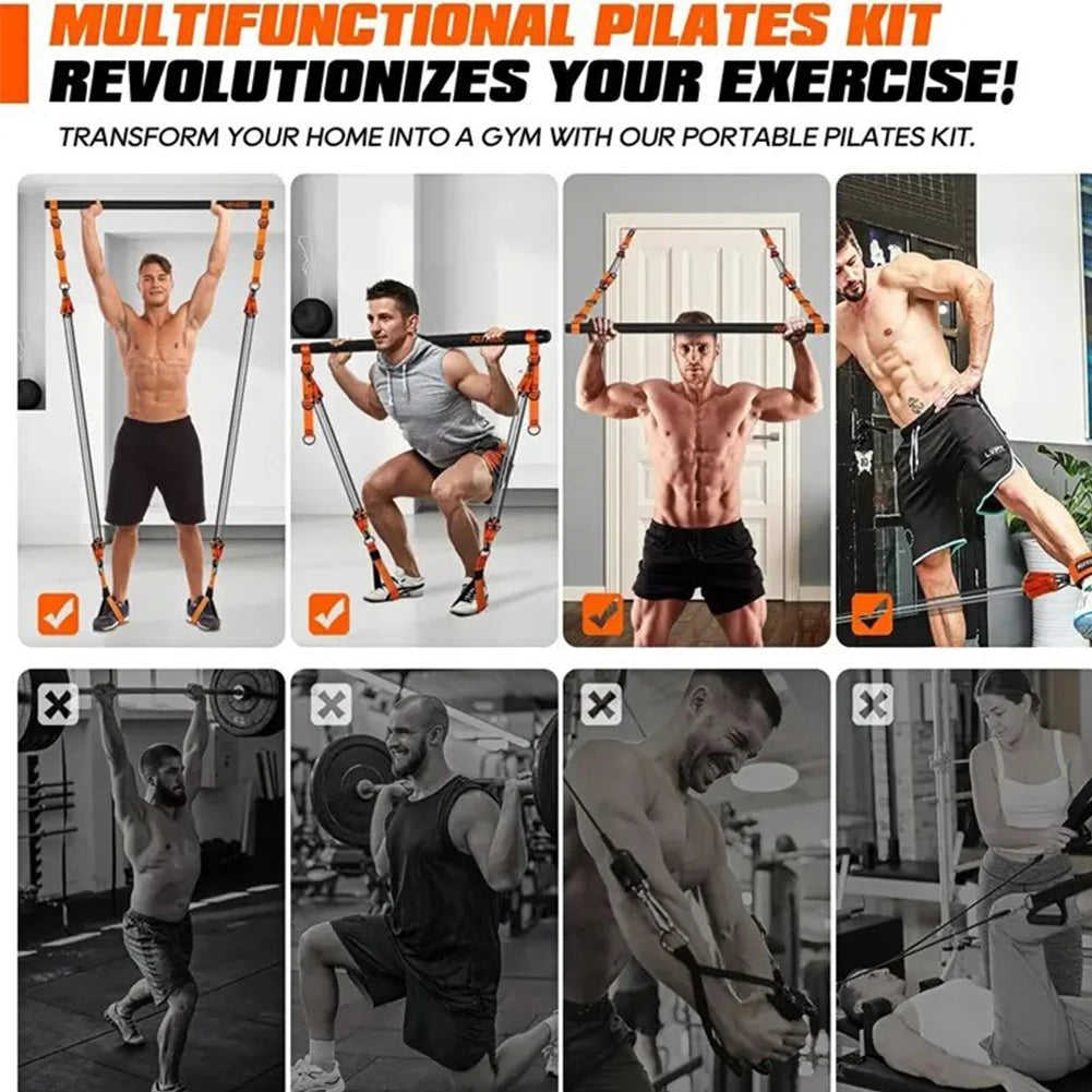 Pilates Bar & Resistance Bands Kit