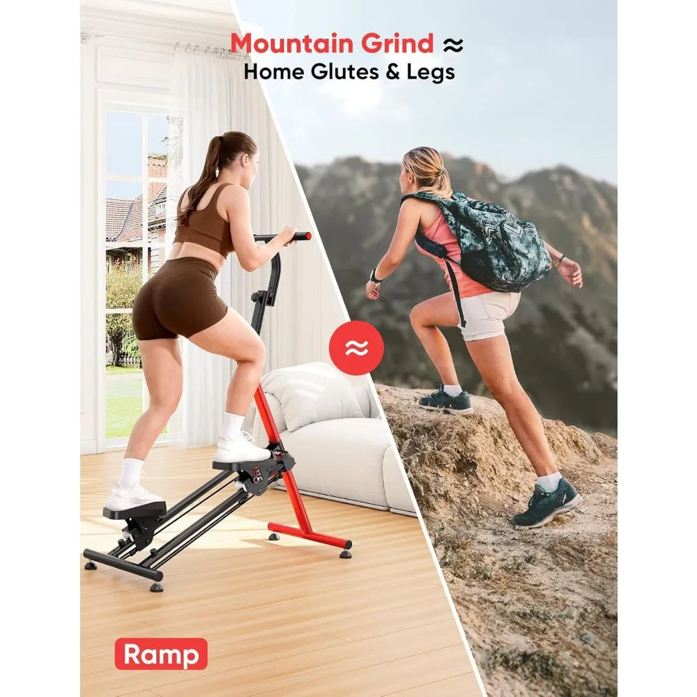 Home Fitness Stair Stepper – Adjustable & Ski Mode